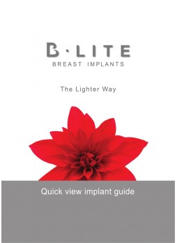 B-Lite Lightweight Breast Implants Catalog