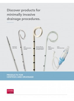 Discover products for minimally invasive drainage procedures.