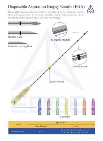 Disposable aspiration biopsy needle(FNA)