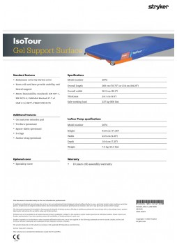 IsoTour Gel Support Surface