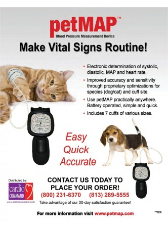 petMAP Blood Pressure Measurement Device