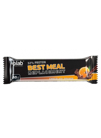 Батончик-заменитель пищи протеиновый 32% Protein Best Meal 60г шоколад-апельсин N 1 оптом
