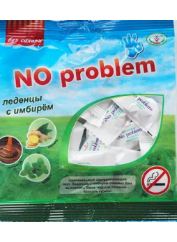Леденцы No problem с имбирем б/сахара 30г N 1