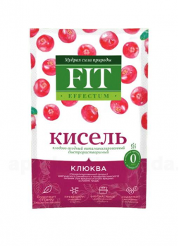 Fit Effectum кисель клюква плодово-ягодный витаминизир пакет 30г N 1