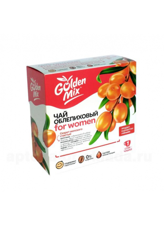 Golden mix чай облепиховый для женщин саше N 21 оптом