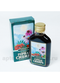 Горная сибирь бальзам иммунный безалк фл 100мл N 1