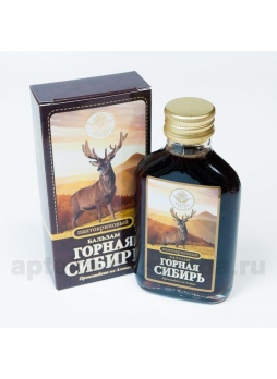 Горная сибирь бальзам пантокриновый безалк фл 100мл N 1