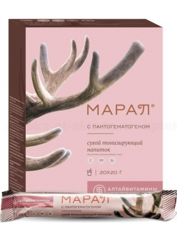 Марал экстра сухой тонизирующий напиток саше 20 г N 20