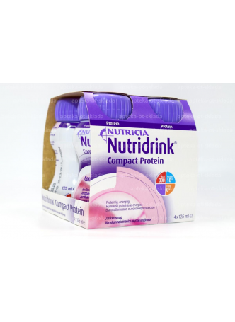 Nutricia Нутридринк компакт протеин клубника 125мл N 4 оптом