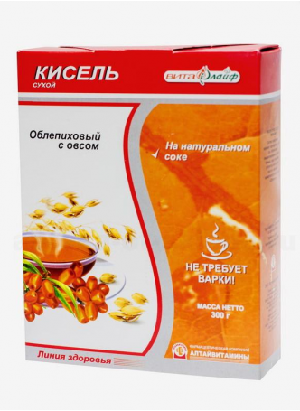 Виталайф кисель облепиховый сухой на натуральном соке 20г пакет N 1