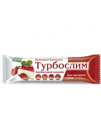 Турбослим белковый батончик клубничный чизкейк 50г N 1 оптом