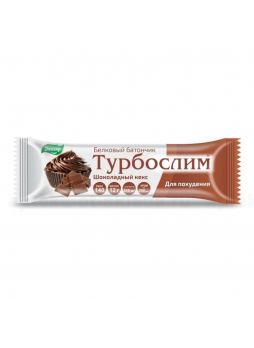 Турбослим белковый батончик шоколадный кекс 50г N 1