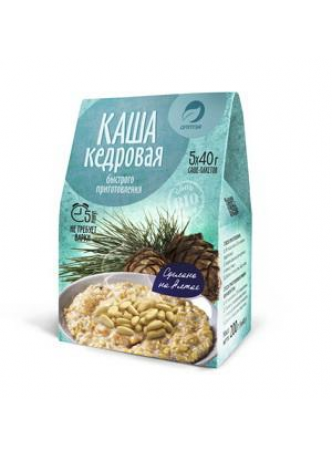 Каша кедровая быстрого приготовления саше-пакет 40г N 5