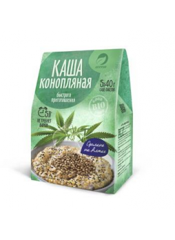 Каша конопляная быстрого приготовления саше-пакет 40г N 5