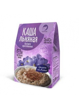 Каша льняная быстрого приготовления саше-пакет 40г N 5