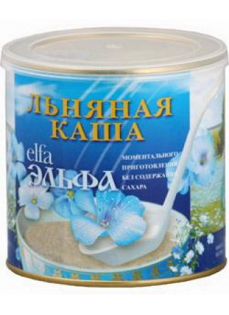Льняная каша момент пригот б/сах со вкусом черники 400г N 1