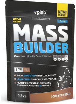 Mass Builder порошок со вкусом печенье-крем 1,2кг пакет N 1