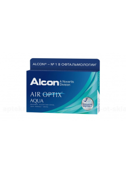 Alcon Air Optix Aqua Multifocal 30тидневные контактные линзы D 14.2/R 8.6/ -1.00 low N 3