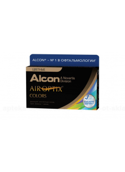 Alcon Air Optix Colors 30тидневные контактные линзы D 14.2/R 8.6/ -3.75 Gemstone Green N 2