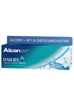 Alcon Dailies AquaComfort Plus однодневные контактные линзы D 14.0/R 8.7/ -3.75 N 30