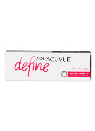 Линзы контактные 1 Day Acuvue Define Natural Shimmer 8.5/ -3.25 N 30 оптом