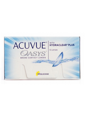 Линзы контактные Acuvue Oasys with Hydraclear plus 8.8/-5.25 N 6
