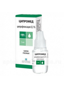 Ципромед капли глазн 0.3% фл 5мл N 1