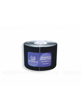 Intrarich physio-tape тейп 5см*5м спортивный черный N 1 оптом
