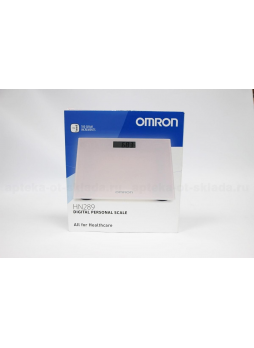 Omron весы персональные цифровые розовые HN-289 N 1