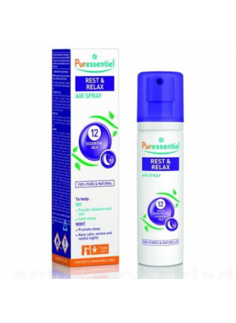 Puressentiel отдых и релакс спрей д/воздуха 12 эфирных масел 75мл N 1 оптом