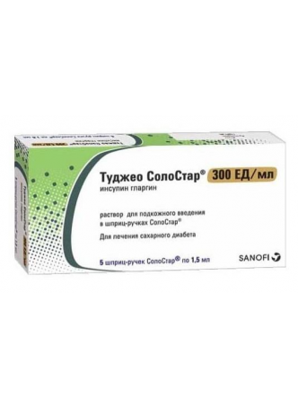 Туджео СолоСтар 300ЕД/мл 1,5мл шприц ручка N 5
