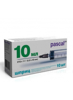 Шприц Pascal 3-хомп 10 мл N 1