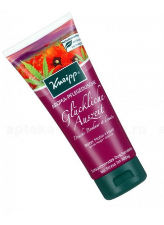 Kneipp гель д/душа Счастливый случай масло красного мака/конопли 200 мл N 1