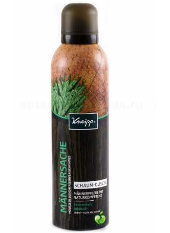 Kneipp ароматный мусс д/душа мужская история с кедром и жожоба 200мл N 1