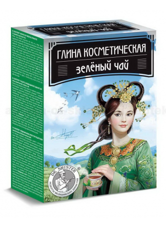 Доктор Шустер глина косметическая зеленый чай 100 г N 1 оптом