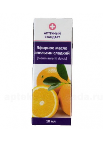 Аптечный стандарт эфирное масло апельсин сладкий 10мл N 1