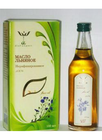 Масло льняное нерафинированное пищевое 0,25л стеклян. N 1 оптом