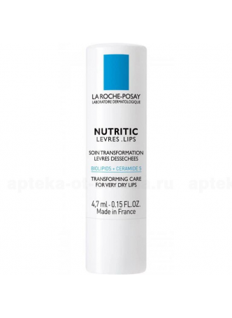 La Roche-Posay Нутритик Уход д/губ 4.7мл N 1 оптом