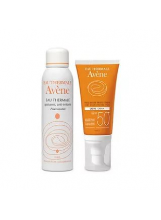 Avene набор (солнцезащ флюид spf-50 без отдушек 50мл+термальная вода 150мл)N 1