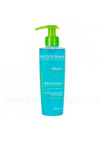 Bioderma sebium гель очищающий д/смешан/жирной кожи с дозатором 200 мл N 1 оптом