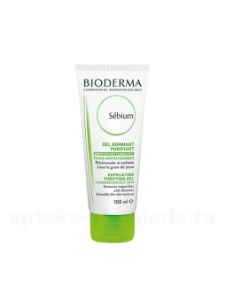 Bioderma sebium гуммирующий гель д/смешанной/жирной кожи 100 мл N 1