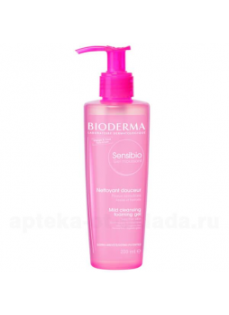 Bioderma sensibio гель очищающий д/чувствит кожи лица и контура глаз 200мл N 1