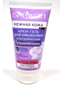 Биокон нежная кожа ультрамягкий крем-гель д/умывания 150 мл N 1