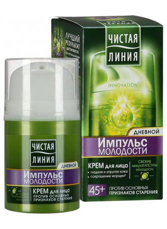Чистая линия ночной крем д/лица 50мл импульс молодости от 45лет N 1 оптом