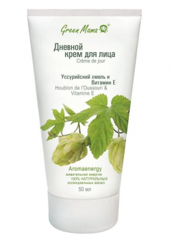 Green Mama дневной крем д/лица уссурийский хмель и витамин Е д/сухой и нормальной кожи 50 мл N 1