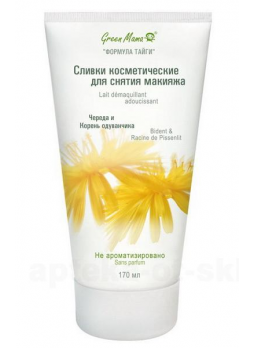 Green Mama косметические сливки д/снятия макияжа череда и корень одуванчика 50 мл N 1