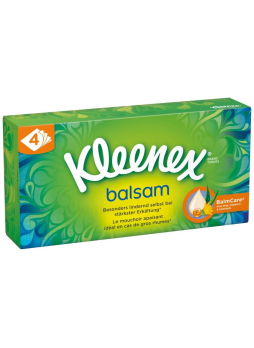 Kleenex бальзам салфетки с алоэ вера/витамин Е/календула N 72