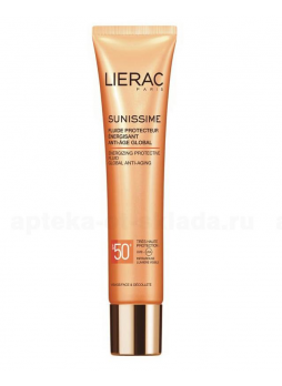 Lierac Sanissime солнцезащитный флюид анти-аж глобаль SPF 50+ 40 мл N 1