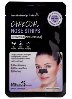 MBeauty Маски-полоски с древесным углем для очищения пор в области носа N 5
