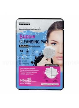 MBeauty Пенящаяся очищающая подушечка для лица 1шт N 1